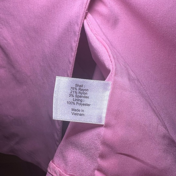 Lane Bryant The Bryant Blazer Pink Dusty Rose Size 16 Single Button - Picture 4 of 10